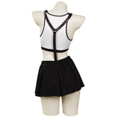 Final Fantasy 7 Remake Tifa Lockhart Cosplay Costumes Top Skirt Swimsuit Halloween Carnival Suit
